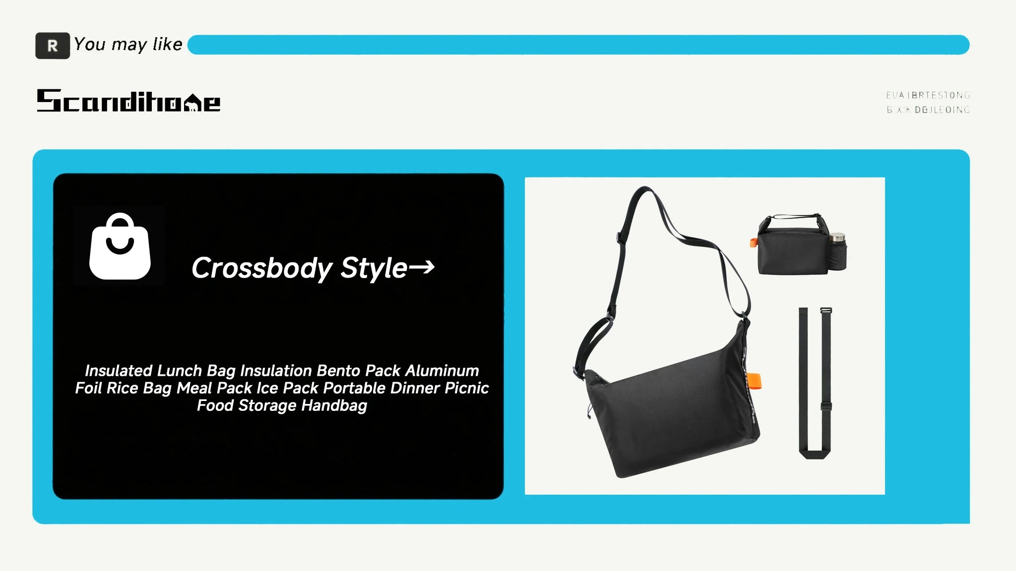 Insulated Lunch Bag Keeps Meals Fresh Portable Bento Pack - Smarsty