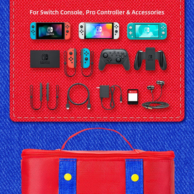 Large Protective Case for Nintendo Switch OLED Travel - Smarsty