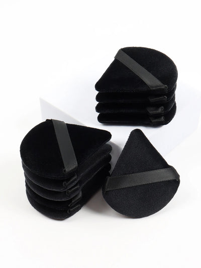 Black Triangle Powder Puff for Flawless Makeup Application - Smarsty