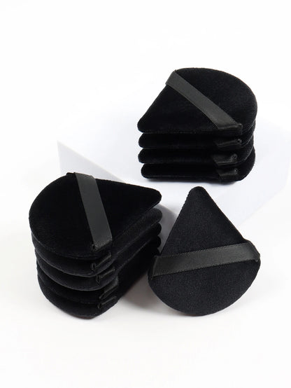 Black Triangle Powder Puff for Flawless Makeup Application - Smarsty