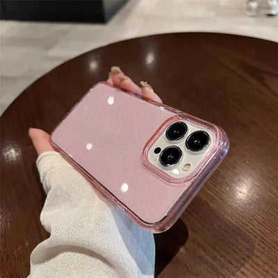 Clear Glitter Silicone Phone Case For iPhone Shockproof - Smarsty
