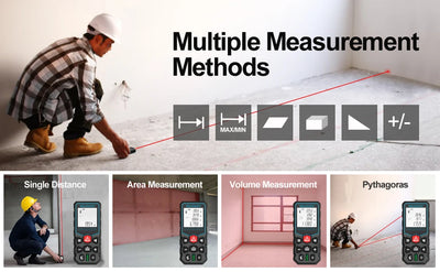 MILESEEY X5 Laser Tape Measure High Accuracy Remote Measurement - Smarsty