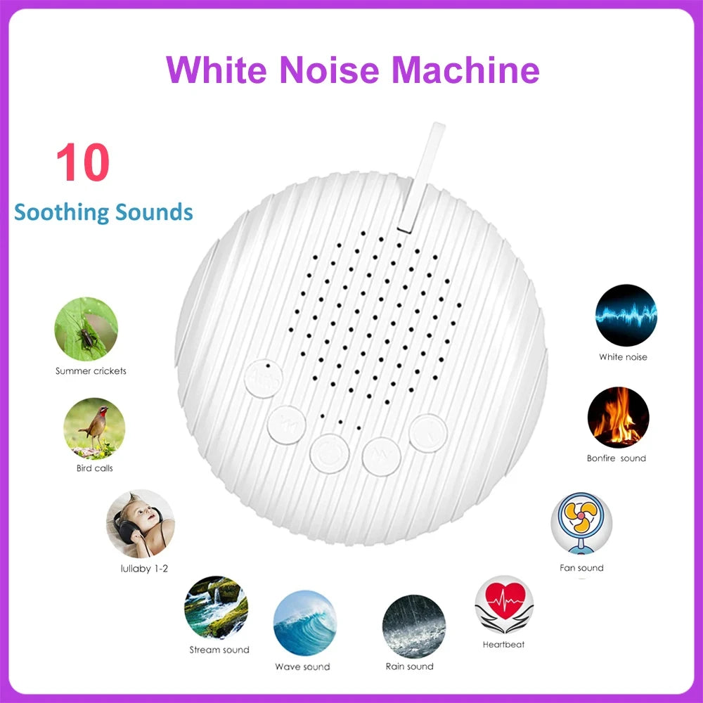 Portable White Noise Sound Machine for Baby Sleep Aid - Smarsty