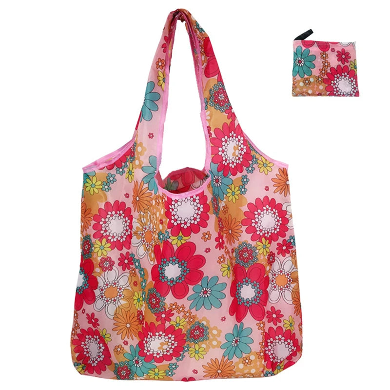 Foldable Shopping Bags Large Capacity Travel Essential - Smarsty