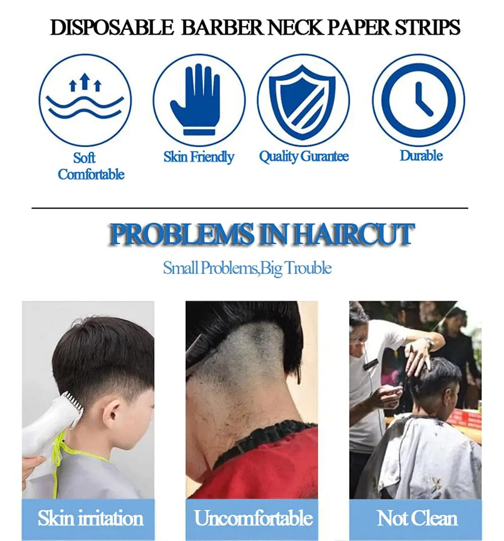 Professional Disposable Neck Paper Tapes for Barbers - Smarsty
