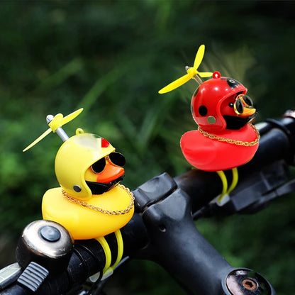 Cute Yellow Duck Helmet Car Decoration for Wind Break - Smarsty
