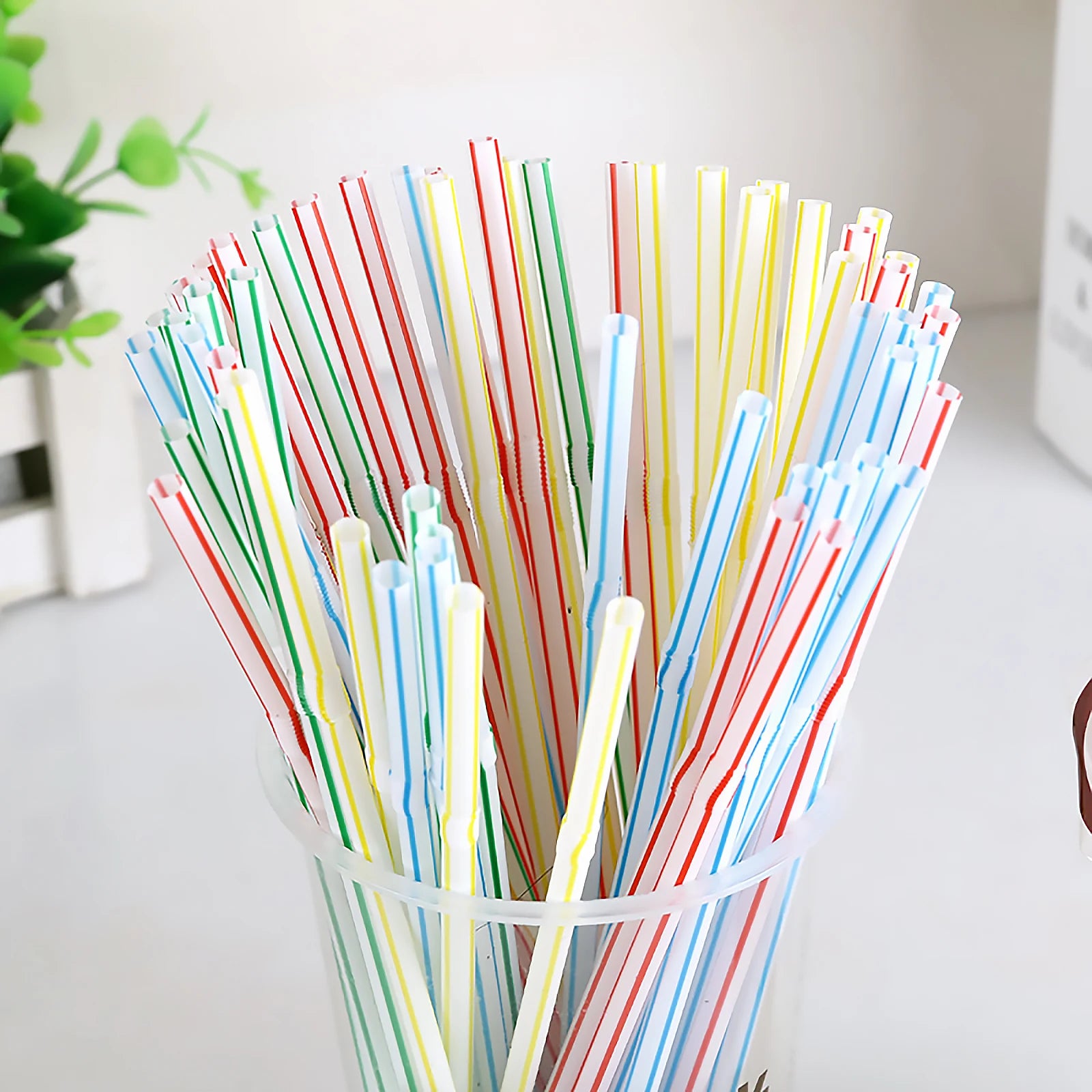Colorful Flexible Plastic Drinking Straws for Parties - Smarsty