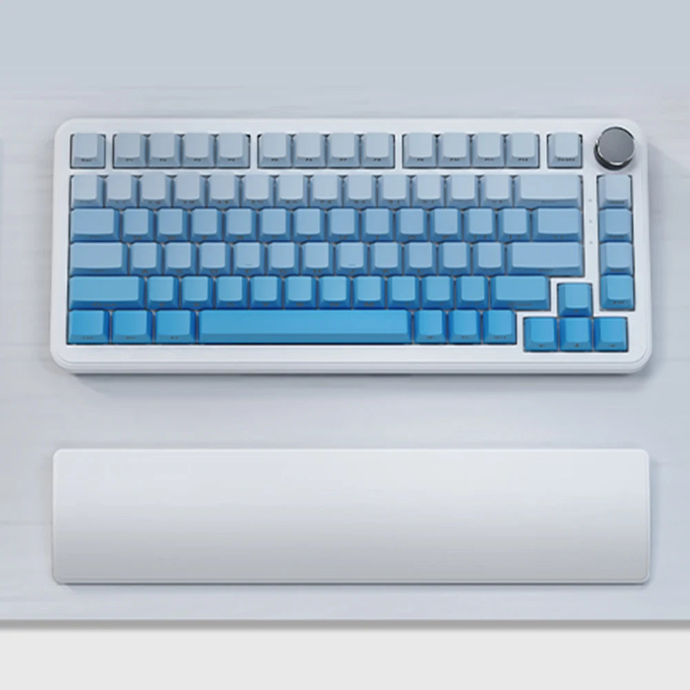 81 Keys Gaming Keyboard Wrist Rest Pad Ergonometric Soft Memory Foam Hand Support Anti-Slip Stable Base for Work Studying Gaming