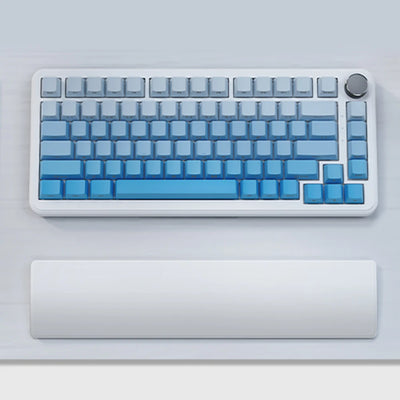 81 Keys Gaming Keyboard Wrist Rest Pad Ergonometric Soft Memory Foam Hand Support Anti-Slip Stable Base for Work Studying Gaming
