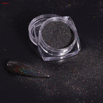 Holographic Glitter Nail Powder Set for Stunning Manicures - Smarsty