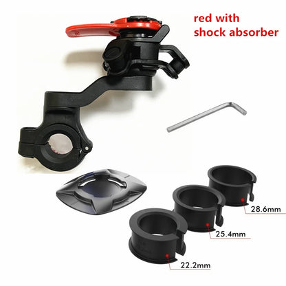 Handlebar Phone Mount With Shock Absorption Quick Lock - Smarsty