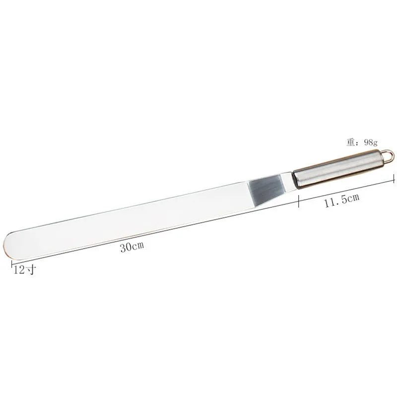 Stainless Steel Icing Spatula Set for Easy Cake Decorating - Smarsty