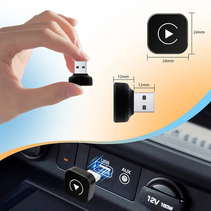 2in1 Wireless CarPlay Dongle Wireless Android Auto Adapter AI Smart Box Car Intelligent Systems For Car With Wired CarPlay - Smarsty