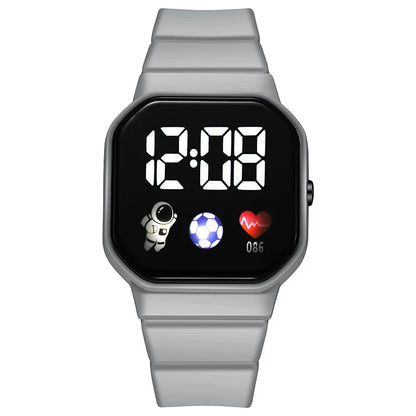 Kids Waterproof Sport Digital Watch with Silicone Strap - Smarsty