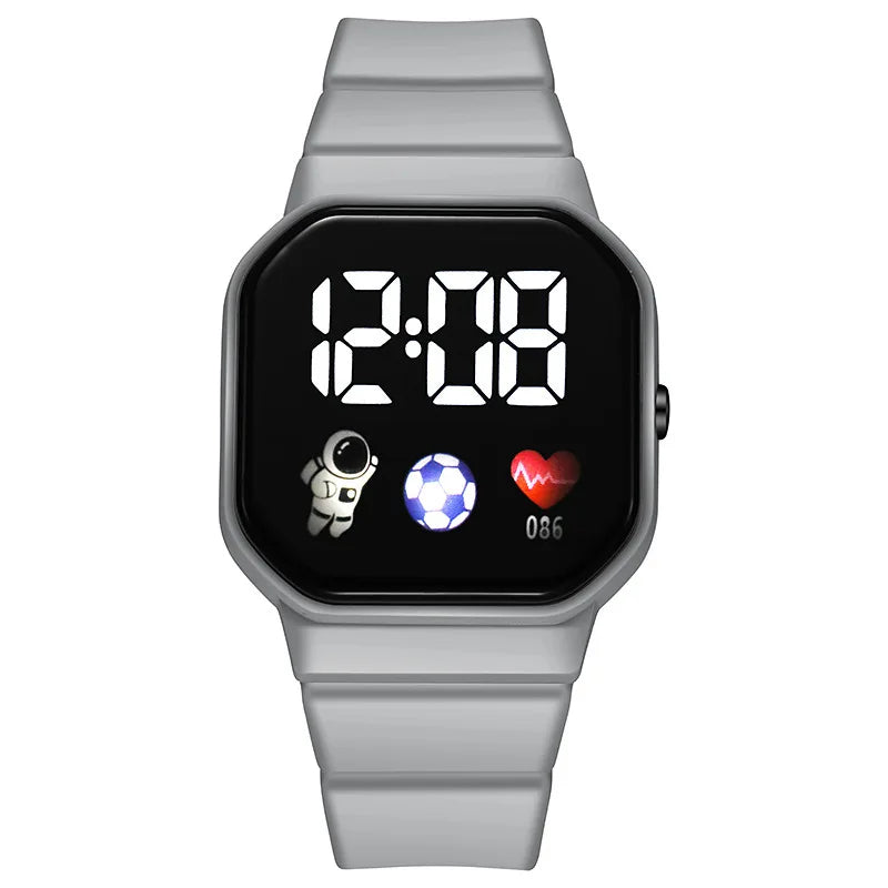Kids Waterproof Sport Digital Watch with Silicone Strap - Smarsty