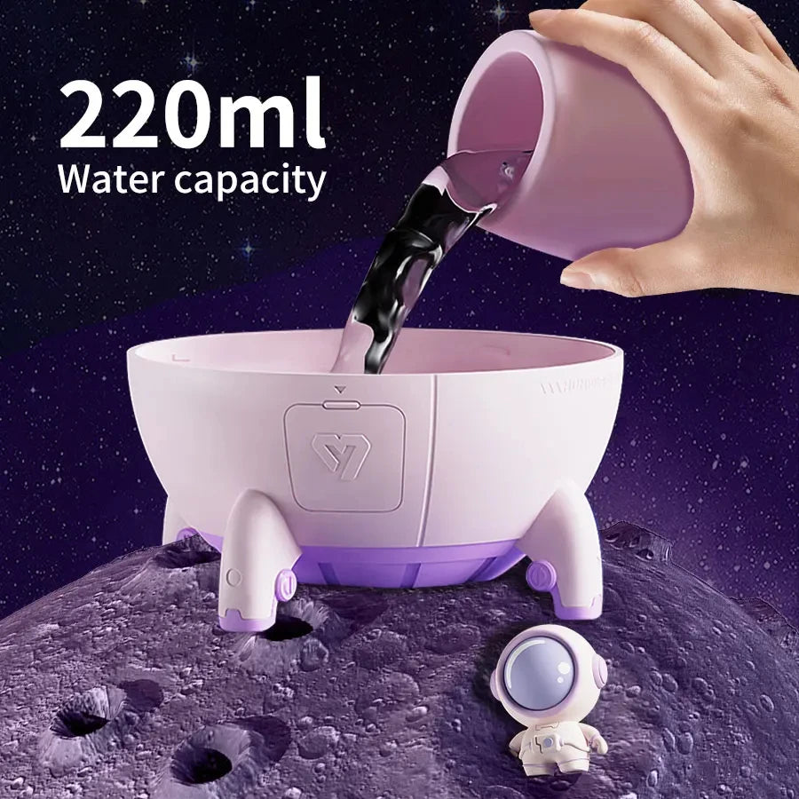 USB Rechargeable Space Capsule Air Humidifier with Colorful Light - Smarsty