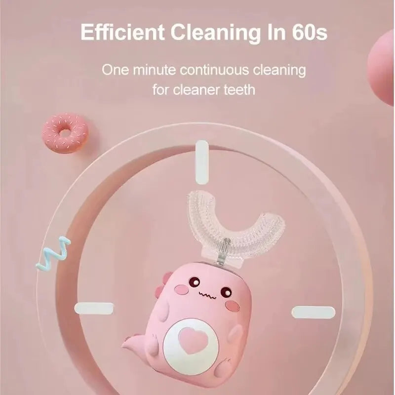 Children's Smart Electric Toothbrush with 360 Degree Cleaning - Smarsty