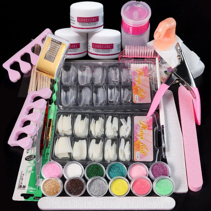 Acrylic Powder and Liquid Monomer Nail Art Kit - Smarsty