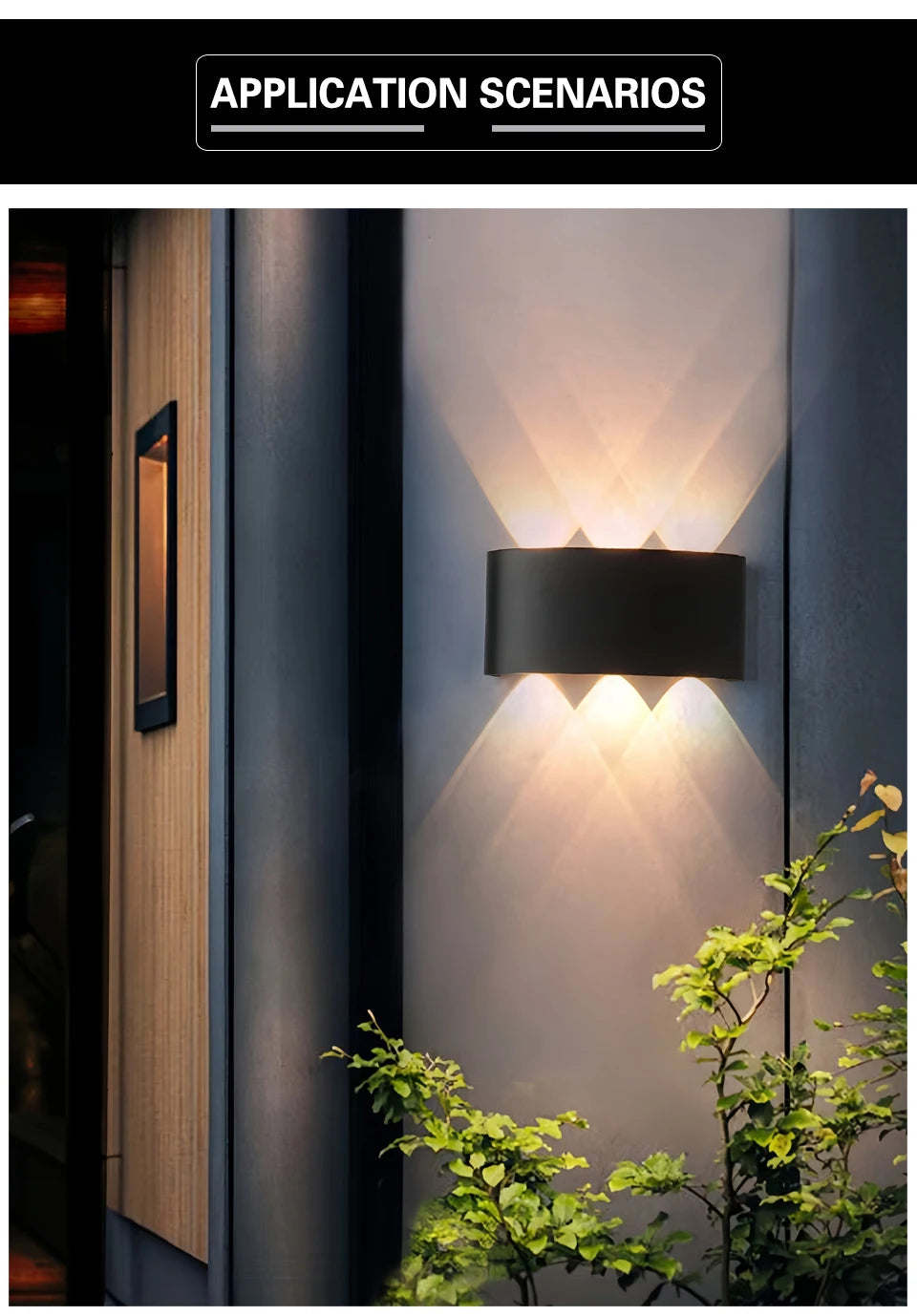 Waterproof LED Wall Lamp for Indoor and Outdoor Use - Smarsty