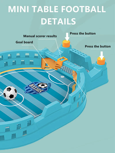 Football Table Mini Tabletop Interactive Game, Soccer Tabletops Competition Sports Games Desktop Catapult Toys for Family Game by Smarsty