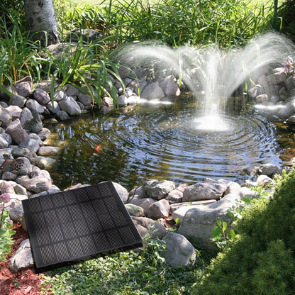 Solar Fountain Pump Kit for Low Noise Outdoor Decor - Smarsty