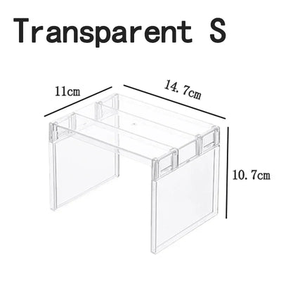 Kitchen Cupboard Organizer Retractable Cabinet Shelf Seasoning Bottle Spice Rack Dish Shelf Kitchen Accessories Storage Rack by Smarsty