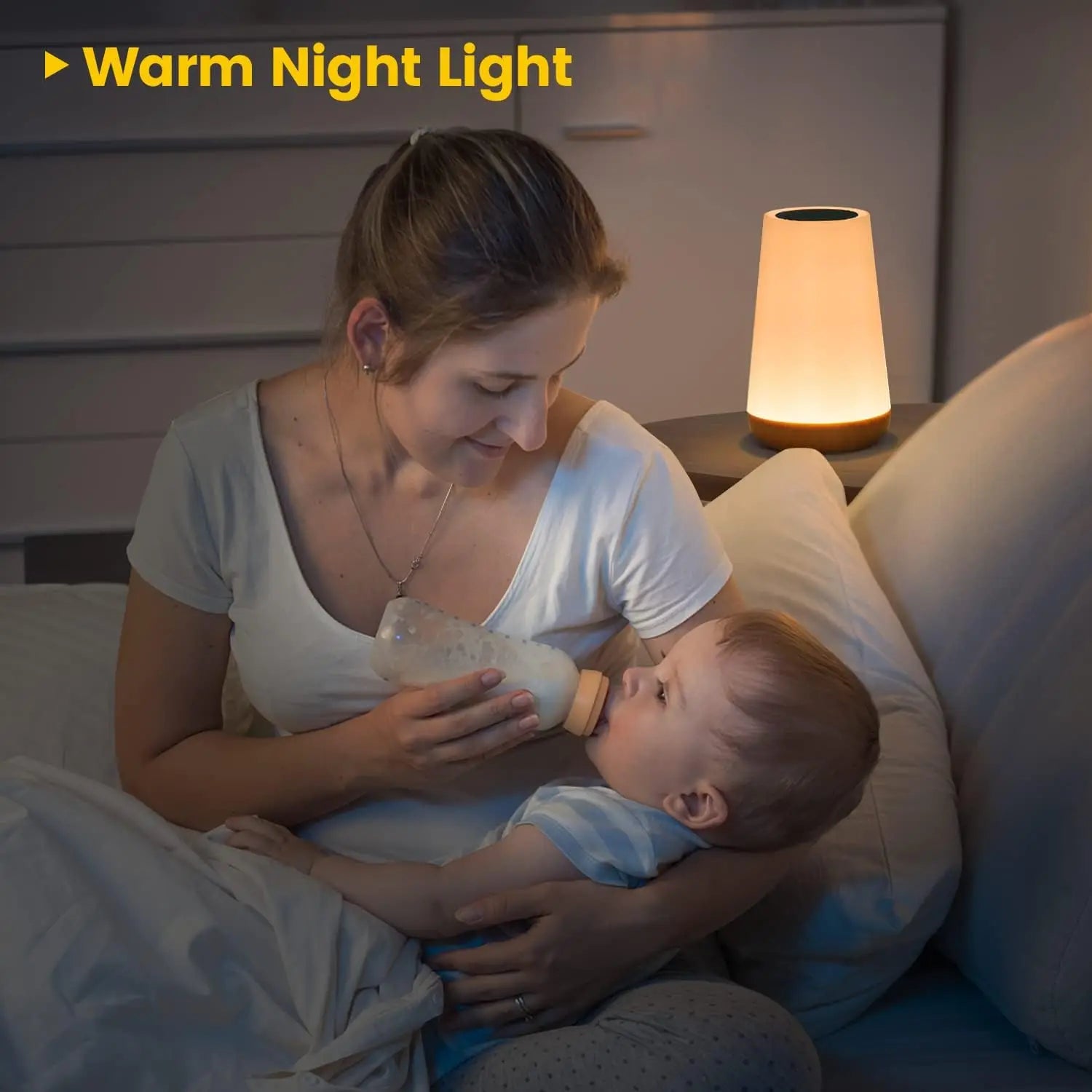 Color Changing USB Rechargeable Night Light with Remote Control - Smarsty