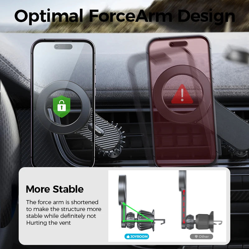 Magnetic Car Phone Holder Strong Vent Mount Smartphones - Smarsty