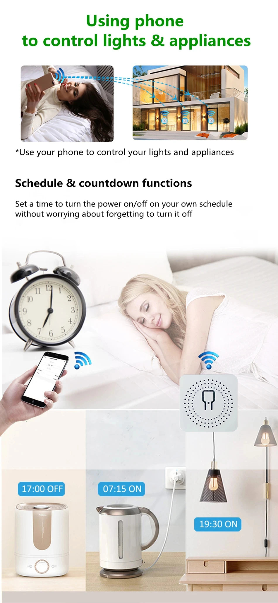 Tuya 16A Mini Wifi Switch for Smart Home Automation - Smarsty