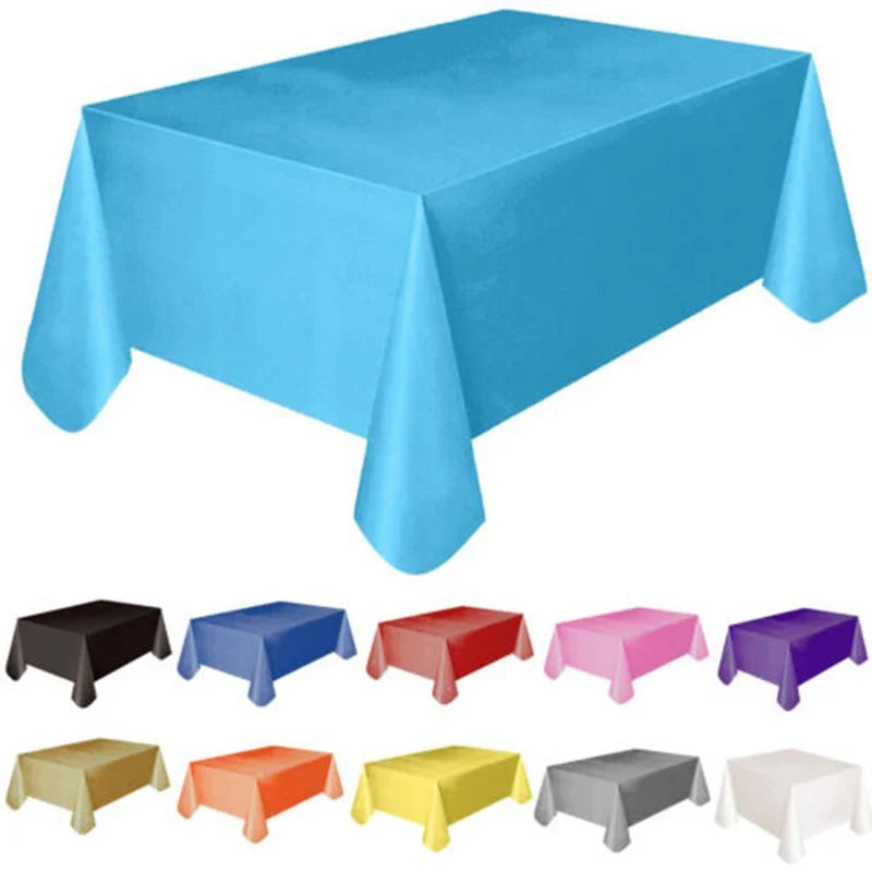 Disposable Solid Color Tablecloth for Parties and Events - Smarsty