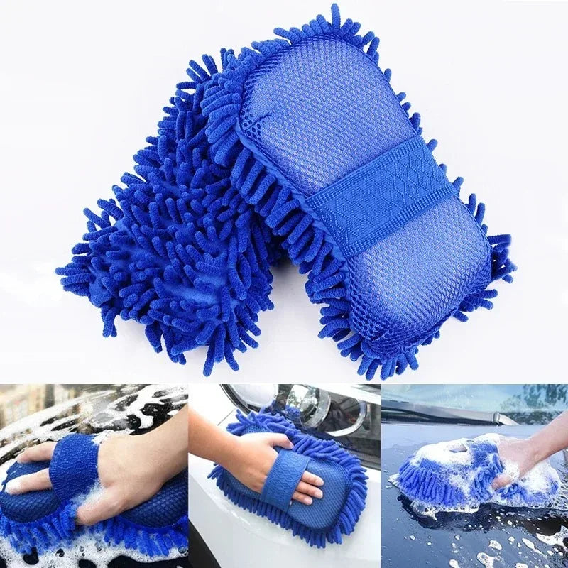 Microfiber Chenille Car Wash Sponge And Cleaning Tool - Smarsty