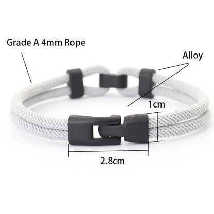 Personalized Thread Bracelet for Men with Easy Hook Closure - Smarsty