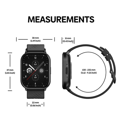 Zeblaze GTS 3 Smart Watch with 2.03 Inch Screen - Smarsty