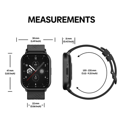 Zeblaze GTS 3 Smart Watch with 2.03 Inch Screen - Smarsty