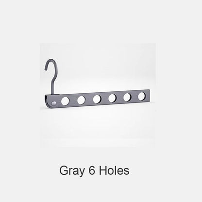8 Holes Storage Rack for Clothes Hanger Organizer Foldable Rotatable Magic Metal Hangers Storage Rack Wardrobe Space Saver Hook