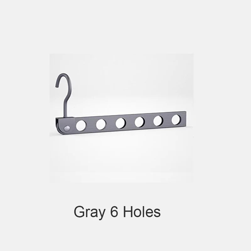 8 Holes Storage Rack for Clothes Hanger Organizer Foldable Rotatable Magic Metal Hangers Storage Rack Wardrobe Space Saver Hook