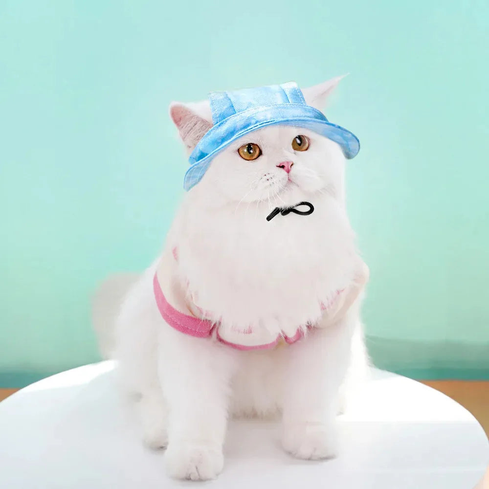 Adjustable Breathable Cat Sunhat for Summer Outdoor Fun - Smarsty