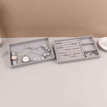 Velvet Jewelry Organizer Box for Rings and Necklaces - Smarsty