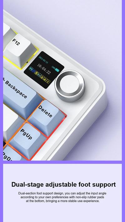 75 Percent Mechanical Keyboard RGB With TFT Screen - Smarsty