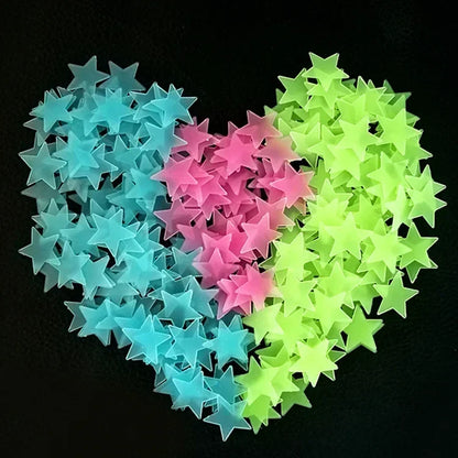 Glow in The Dark Stars Wall Stickers for Kids - Smarsty