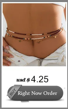 PuRui Sexy Crystal Glass Belly Chain for Women - Smarsty