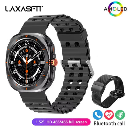 LAXASFIT GT7 Ultra Smartwatch with HD AMOLED Display - Smarsty
