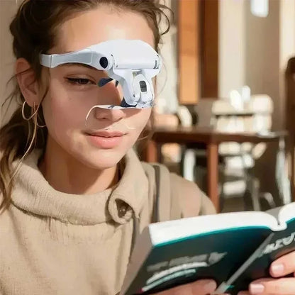 LED Light Head Magnifier with Adjustable 5 Lenses - Smarsty
