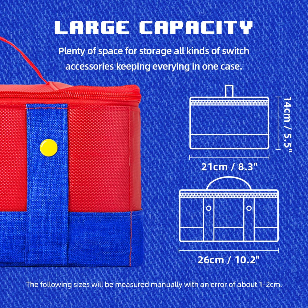 Large Protective Case for Nintendo Switch OLED Travel - Smarsty