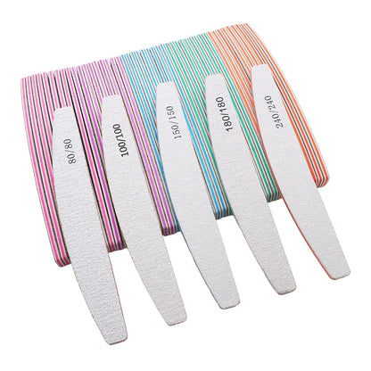 Professional Nail File Set with 5 Colors and Multiple Grits - Smarsty