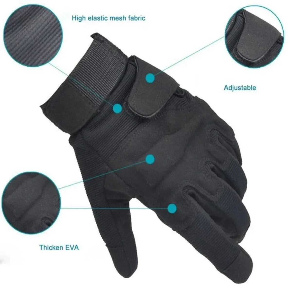 Tactical Full Finger Gloves for Hunting and Riding - Smarsty