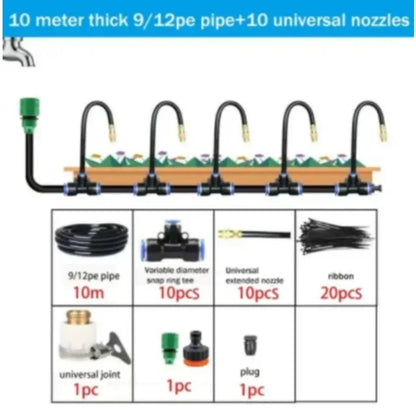 Universal Automatic Irrigation Sprinkler Kit for Efficient Watering - Smarsty