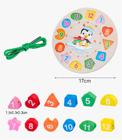 Baby Toys Montessori Wooden Puzzles Children Toys Hand Grab Board Animals Cognition Educational Learning Toys For Kids 1-3 Years by Smarsty