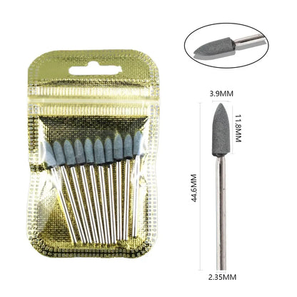 10 Piece Diamond Nail Drill Bit Set for Perfect Manicures - Smarsty