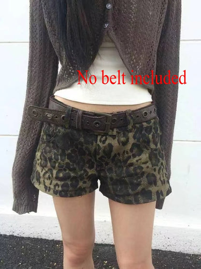 Summer Women Y2k Streetwear Gyaru Harajuku Fashion Grunge Vintage Coquette Low Rise 2000s Jean Shorts Denim Hot Pants Japanese - Smarsty